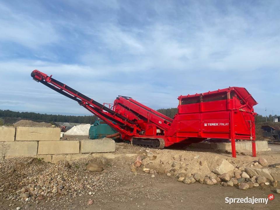 Mobilny przesiewacz Terex Finlay 683 na mokro sprzedam