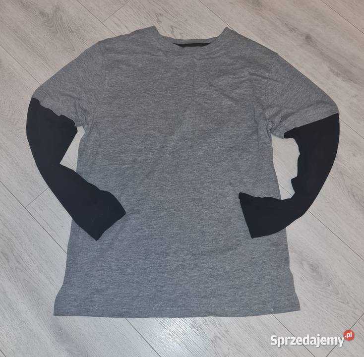 Bluzka chłopiec długi rękaw zestaw szara chłopiec łódzkie Łódź