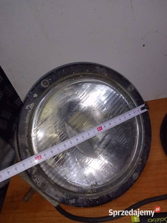 Stary Reflektor Halogen Hella retro wielki małopolskie Kraków
