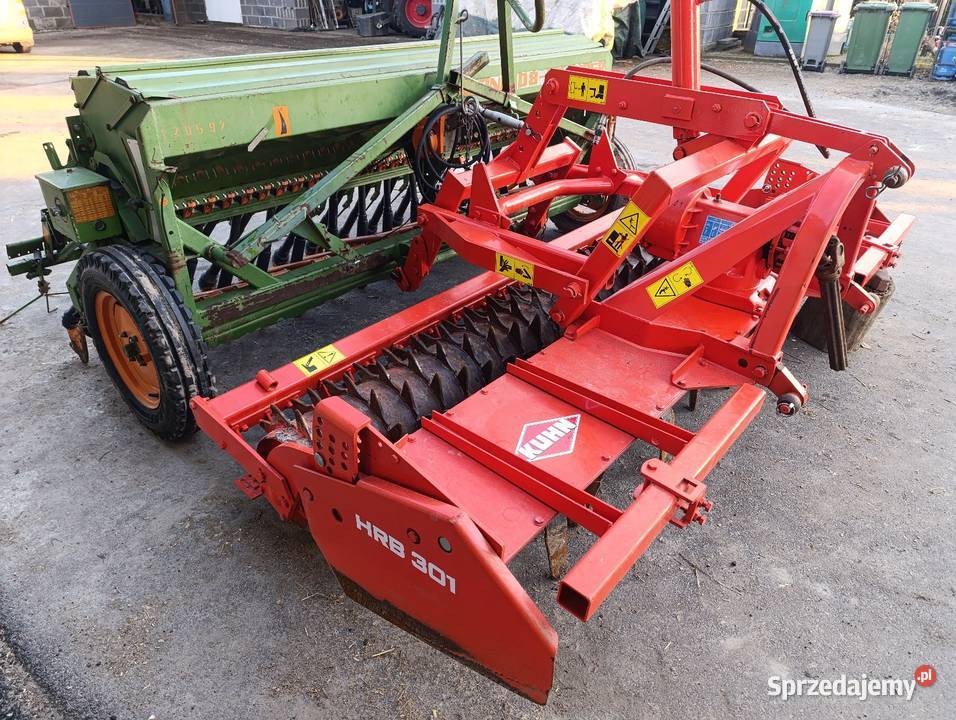 Zestaw uprawowo siewny kuhn HRB 301 AMAZONE Pyzdry sprzedam