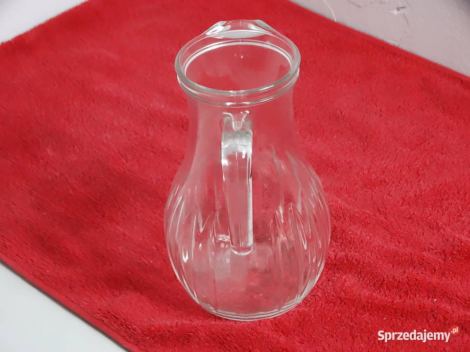 Solidny Szklany Dzbanek 135L Grube Szkło Biłgoraj sprzedam