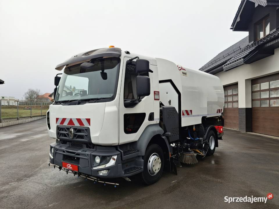 Renault D12 Midlum Zamiatarka SEMAT Zoeller FAUN pomorskie Sierakowice