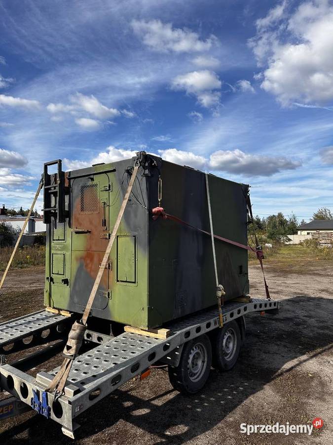 Kontener Wojskowy Aluminiowy Francuski Kamper pomorskie Gdańsk