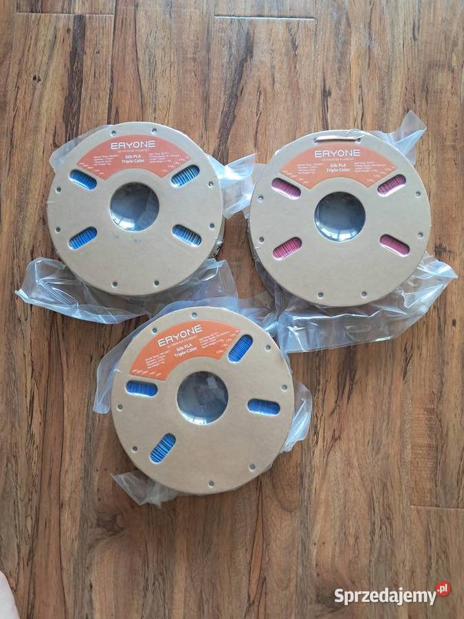 3 nowe filnamenty do drukarki 3D firmy eryone Sandomierz
