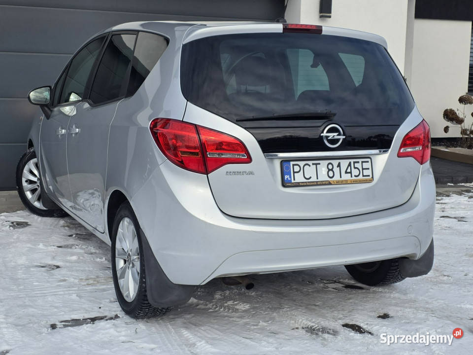 Opel Meriva 14 16V niski przebieg 122579 wersja srebrny Opel Czarnków