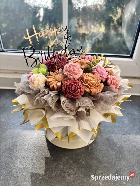 Bukiet z mydlanych kwiatów Flowerbox kujawsko-pomorskie