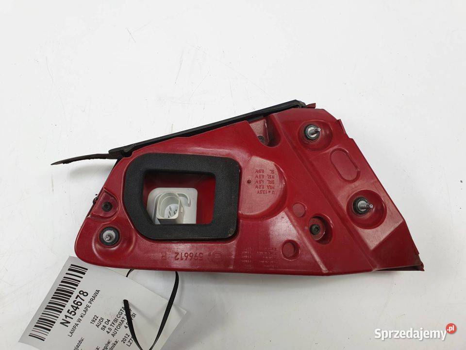 LAMPA W KLAPE PRAWA AUDI S8 D4 4H0945094 A8 LED osobowe Lipno