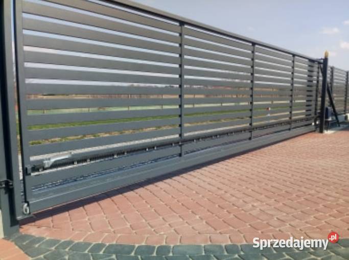 Brama jezdna D02 ocynk kolor dowolne wymiary Ogrodzenia i bramy Gorlice