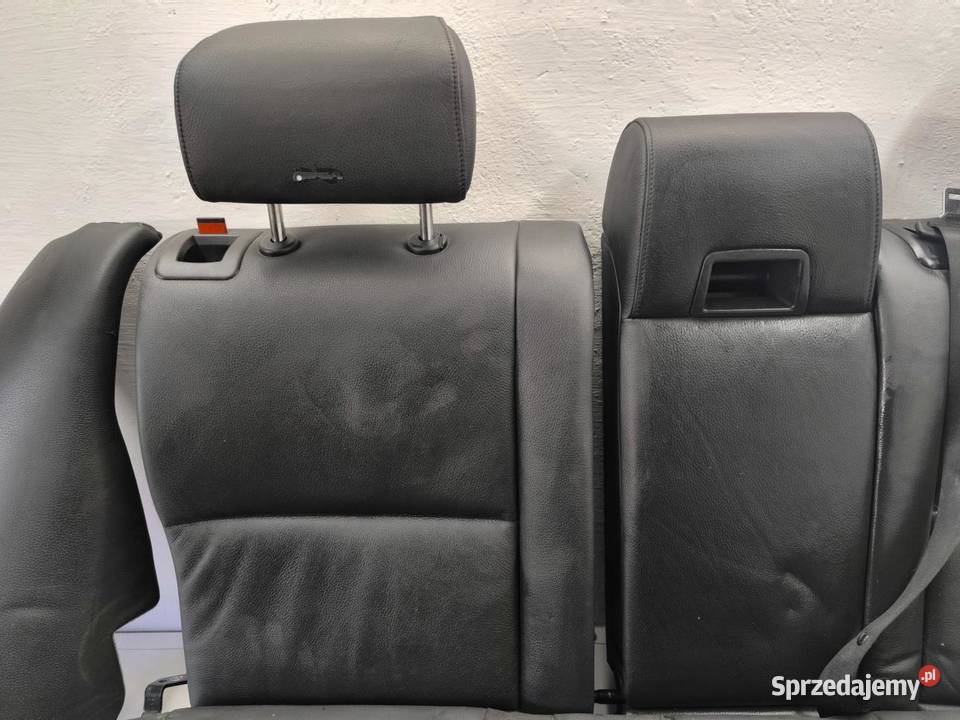 KANAPA TYŁ TYLNA BOCZKI KOMPLET SKÓRA BMW E61
