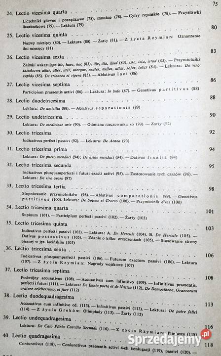 Lingua Latina Łacina bez pomocy Orbiliusza L Rok wydania 1985 Chełm