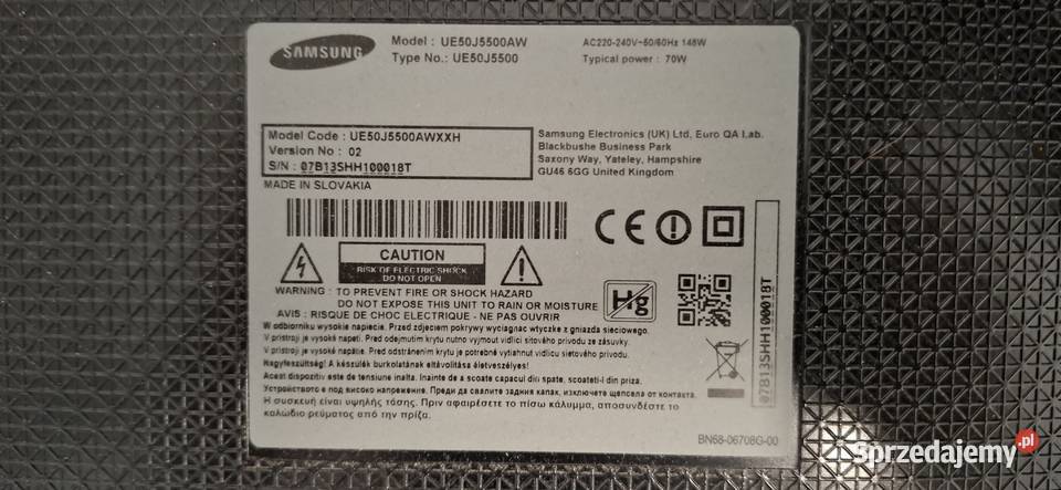 Samsung UE 50 j 5500 Borzęcin Mały