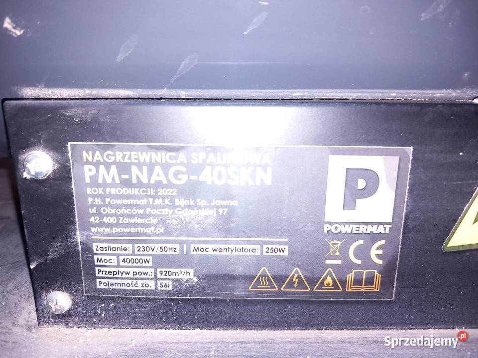 Nagrzewnica olejowa 40 000 W z termostatem Gdańsk