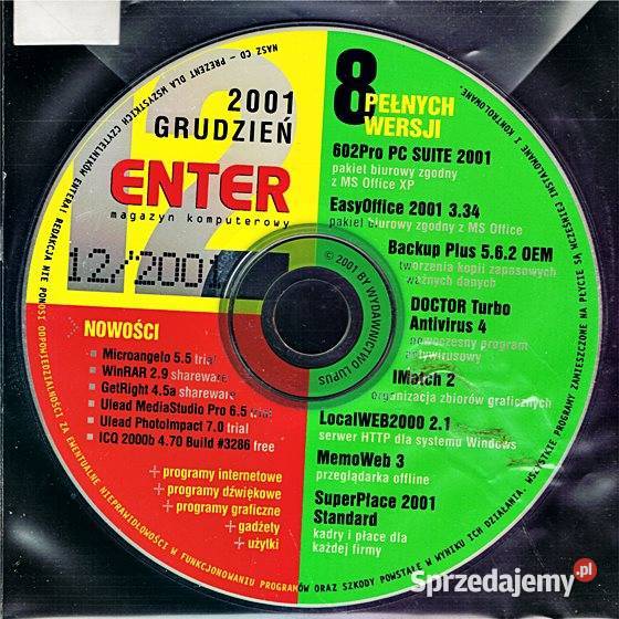 ZESTAW Gier i Programów PC na płytach CD 2 sprzedam