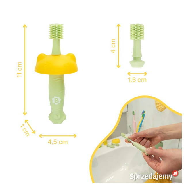 Szczoteczka silikonowa do zębów dzieci 6m 12m Poznań sprzedam