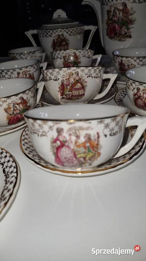 Serwis Francuski Do Kawy Moulin DES Loups Dom i Ogród Wola Podłężna