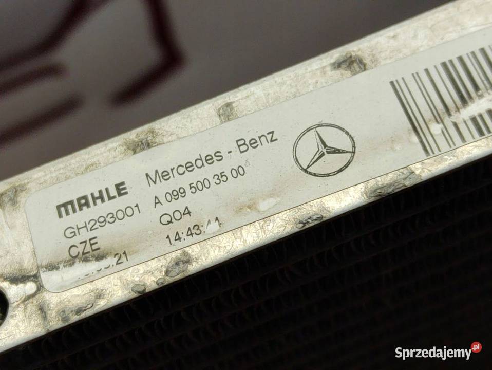 Chłodnica Wody Płynu Mercedes Vito W447 Pleszew sprzedam