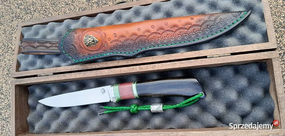 Ręcznie wykonany nóż custom stal ELMAX 62 HRC Kluczbork sprzedam