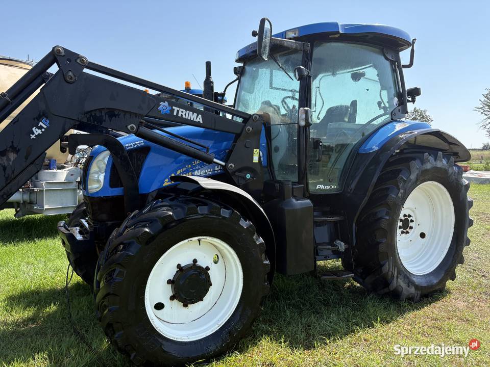Holland T6030 PLUS ładowacz TRIMA pneumatyka Czerwone