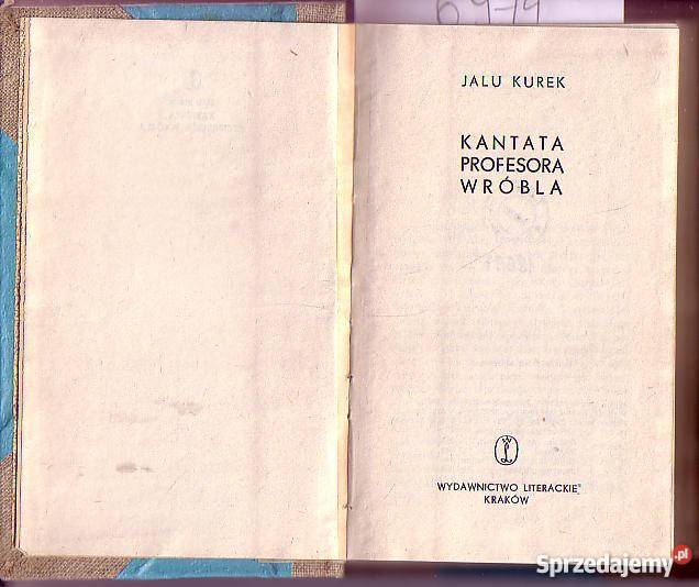 6974 KANTATA PROFESORA WRÓBLA JALU KUREK Czyrna sprzedam