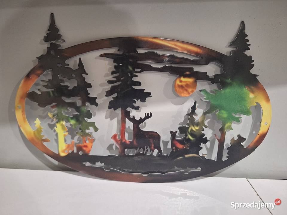 Dekoracja świąteczna metalowa jesienna Nowa wielkopolskie