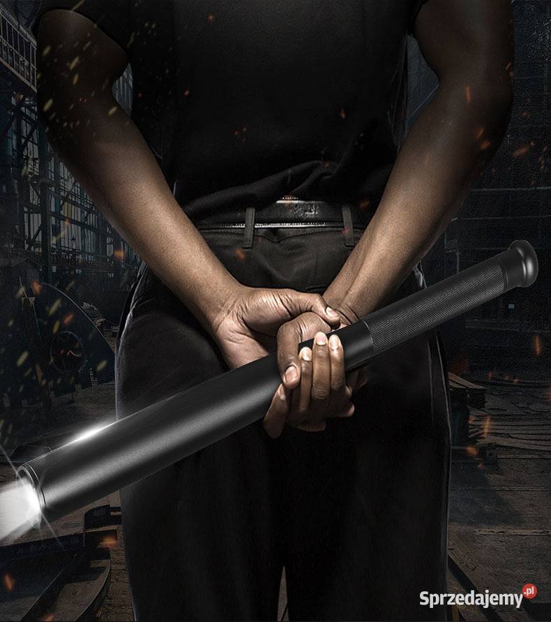 Latarka LED kij baseballowy wodoodporna ze stopu