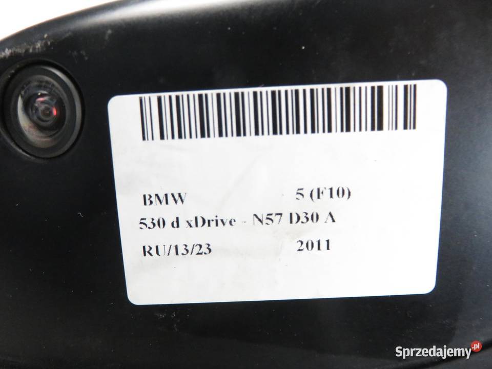 LUSTERKO PRAWE BMW F10 KAMERA 475 EUROPA 7 PIN małopolskie