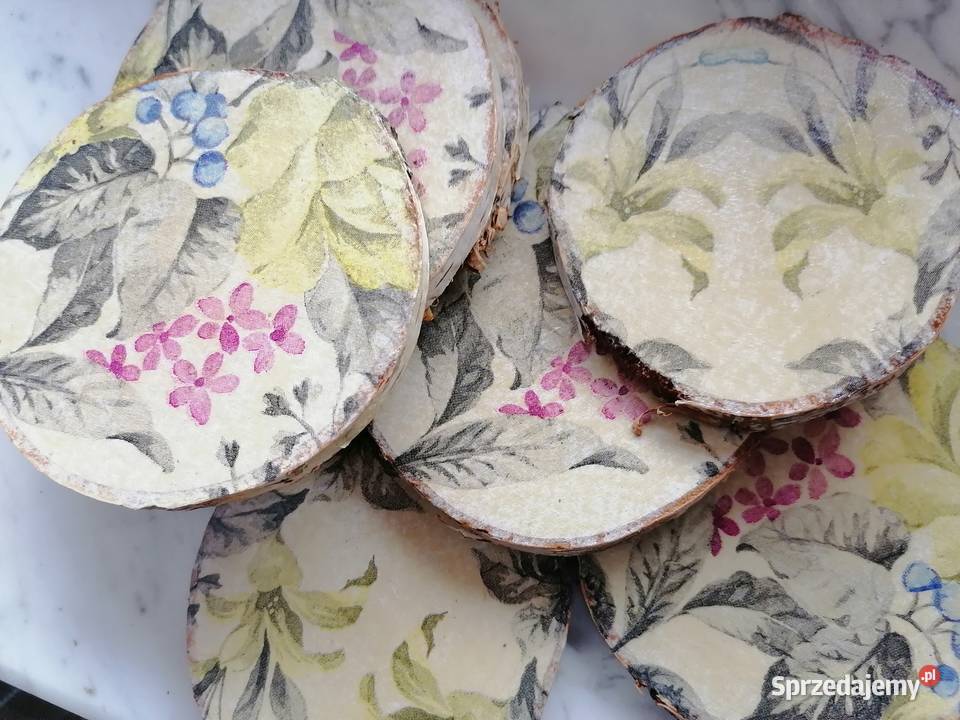 Podkładka pod kubek drewno lakierowany Płock
