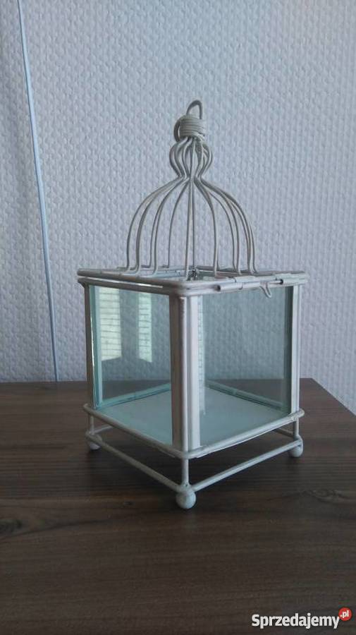 Dekoracyjna Klatka Biała Klatka w starym stylu Warszawa