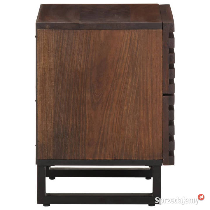 Szafka nocna 40x34x46 lite drewno mango WM377430 Nocne Warszawa