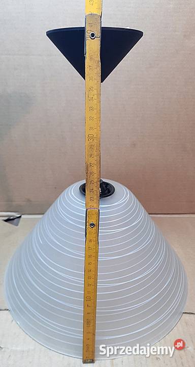 Lampa wisząca sufitowa klosz z PRL Dom i Ogród Ostrów Wielkopolski sprzedam