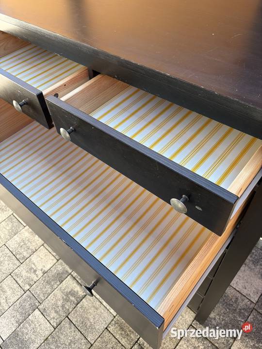 Komoda IKEA HEMNES 6 szuflad lite drewn Góra Bałdrzychowska-Kolonia