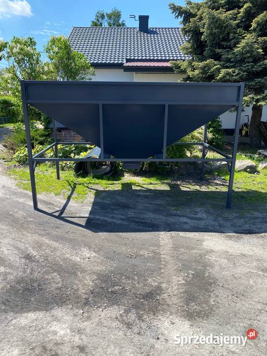 Kosz zasypowy paczkarka Bufor przyjęciowy do big Magazynowanie Niedrzew Pierwszy sprzedam