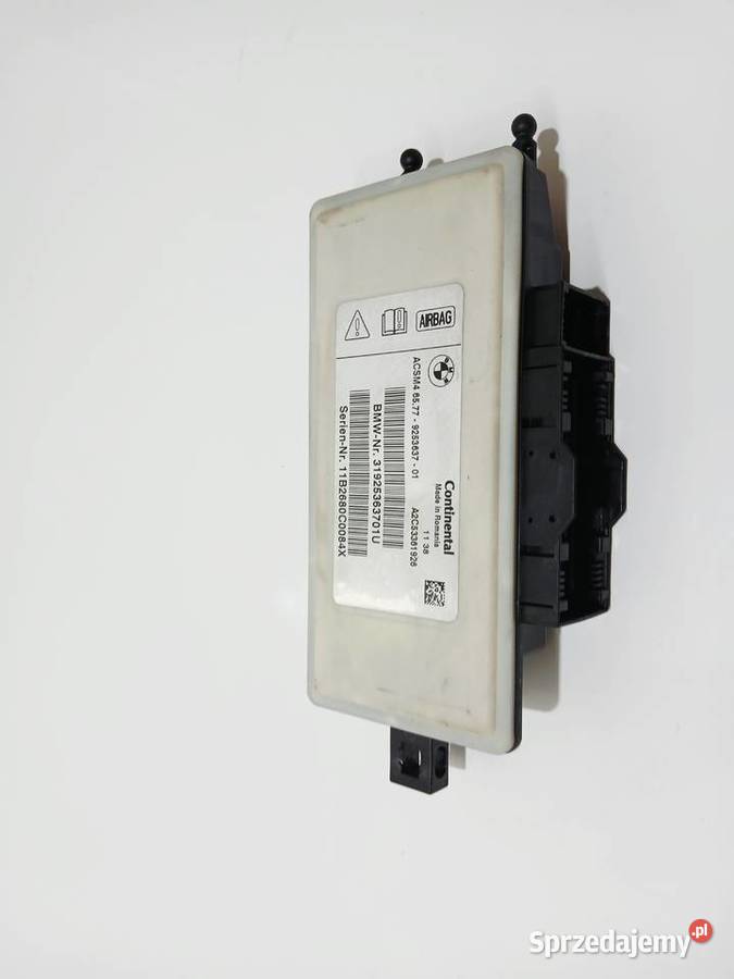 MODUŁ PODUSZEK POWIETRZNYCH BMW 5 F10 9253637 Strzyżewice