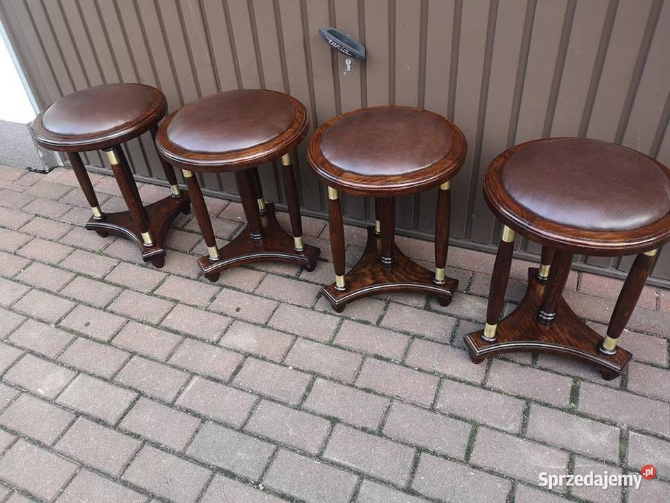 StołekTaboret Dębowy Lata 2030 Stary Antyk Swarzędz sprzedam