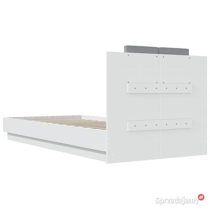 Rama łóżka z wezgłowiem biała 90x200 WM3209940 Warszawa sprzedam