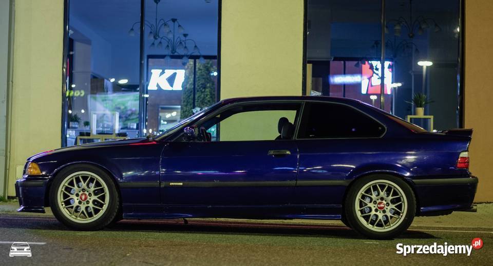 BMW E36 COUPE 325i 25L M50B25 192 Bogata wersja światła przeciwmgielne Łódź sprzedam