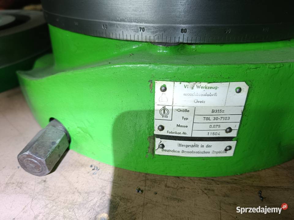 Stół obrotowy frezarki 315 Trzebunia sprzedam