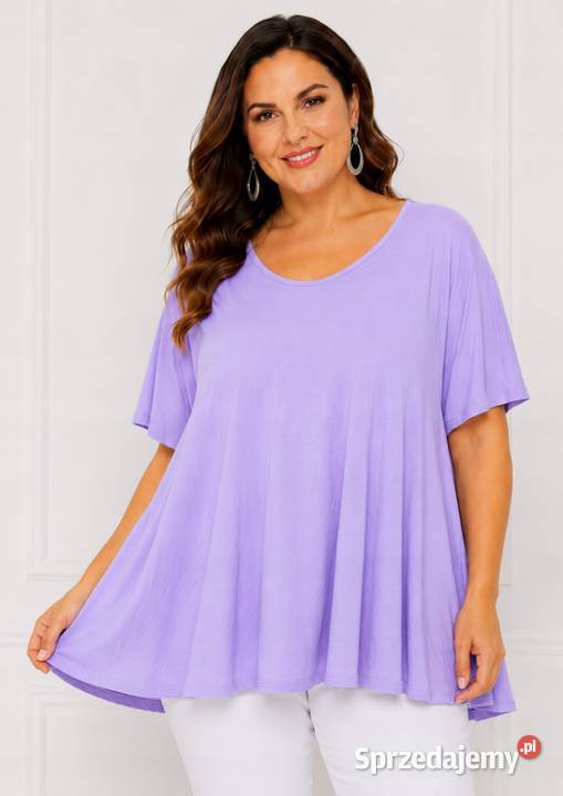 Bluzka Damska Trapezowa oversize UNI 132 biust