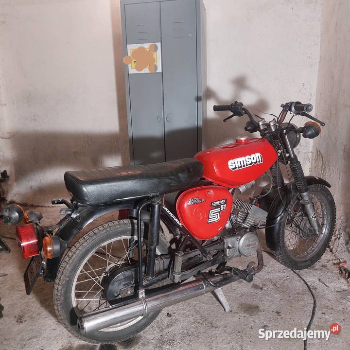 Simson s51 zarejestrowany Więcbork