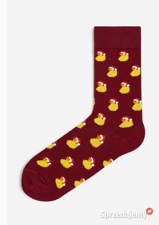 HM Skarpetki w kaczki w czapkach świątecznych Warszawa
