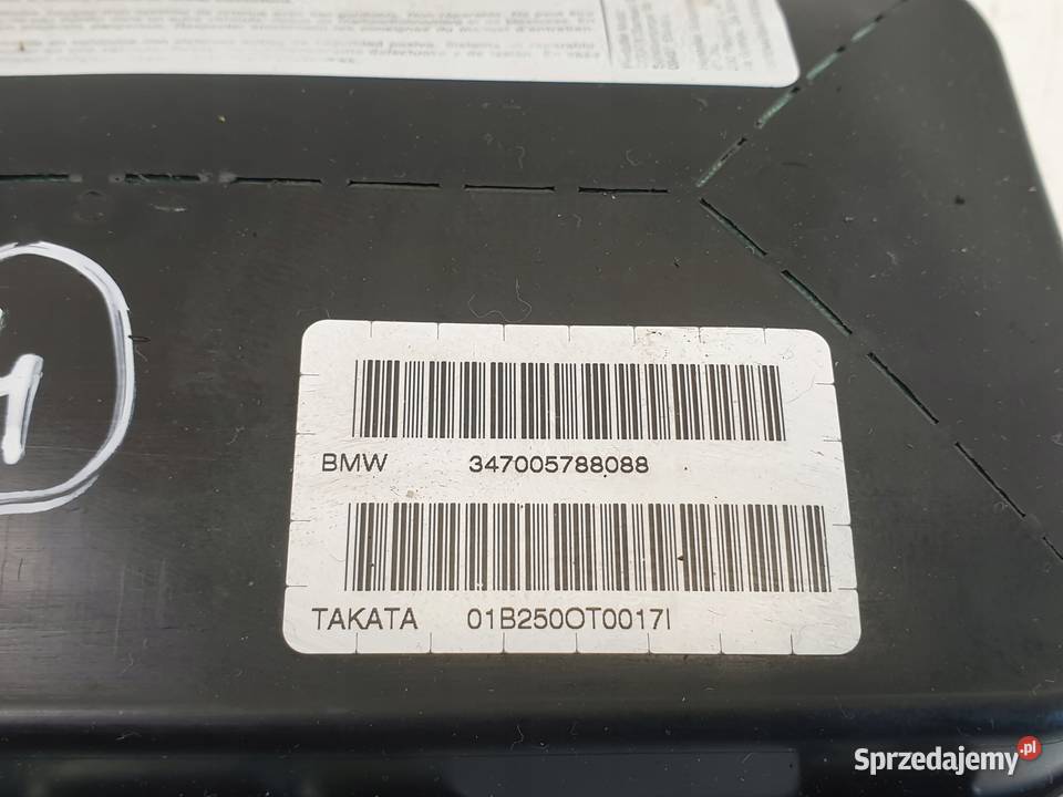BMW E46 Compact PODUSZKA AIRBAG Prawa prawy Poduszki powietrzne