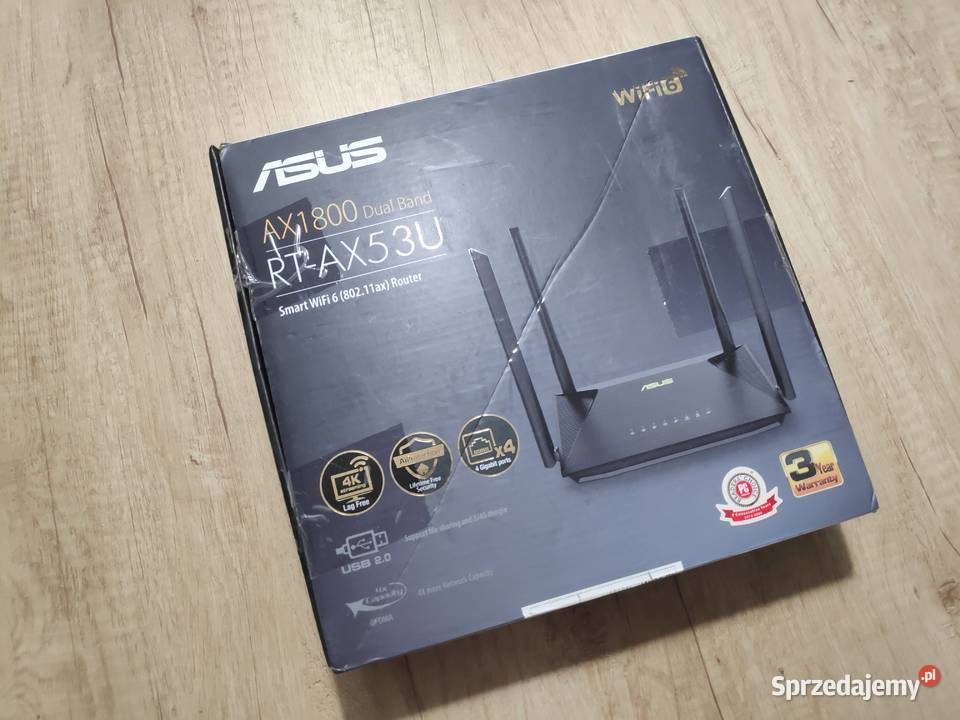 Router sieciowy ASUS RTAX53U z pudełkiem łódzkie Łódź