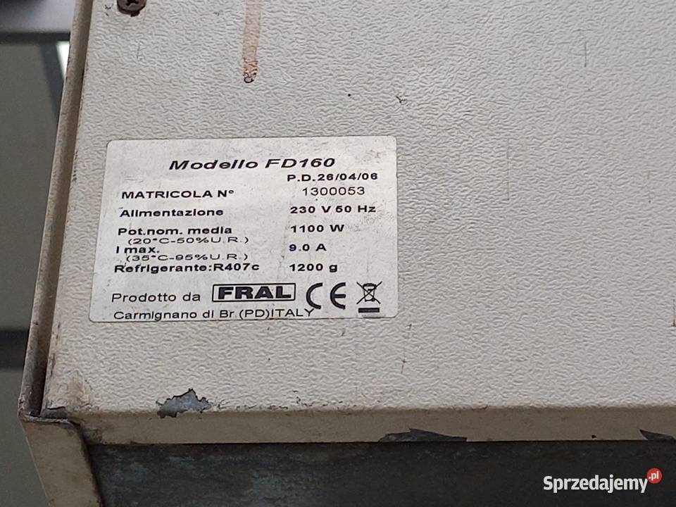 Odwadniacze przemysłowe FRAL FD 160 Mława
