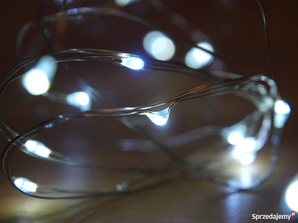 Lampki mini ledowe sznur led choinka stroik na