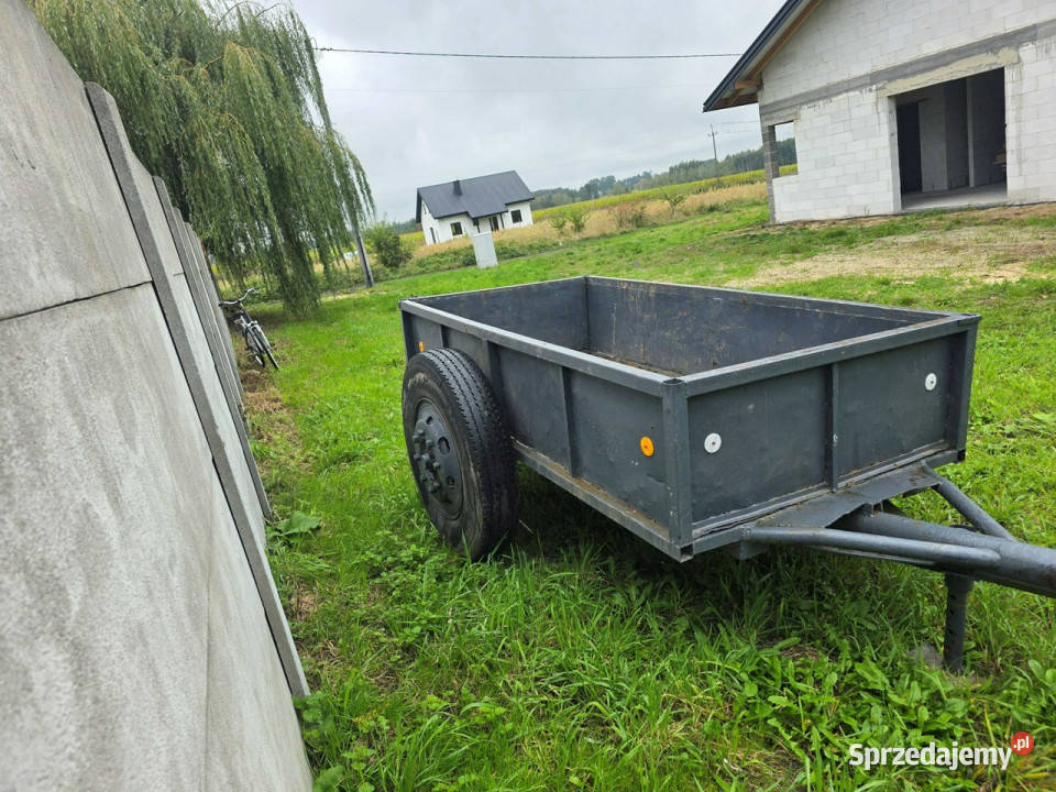 rolnicze SAM Przyczepa Rolnicza 1 osiowa Tarnów sprzedam