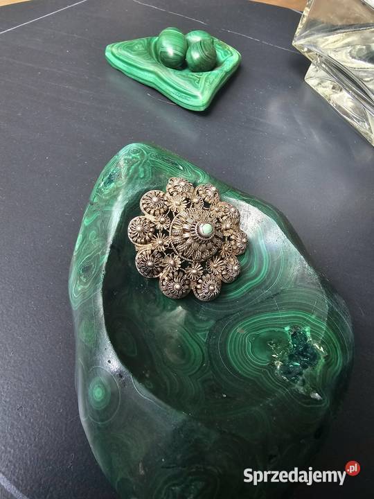 Broszka srebrna filigran mazowieckie sprzedam