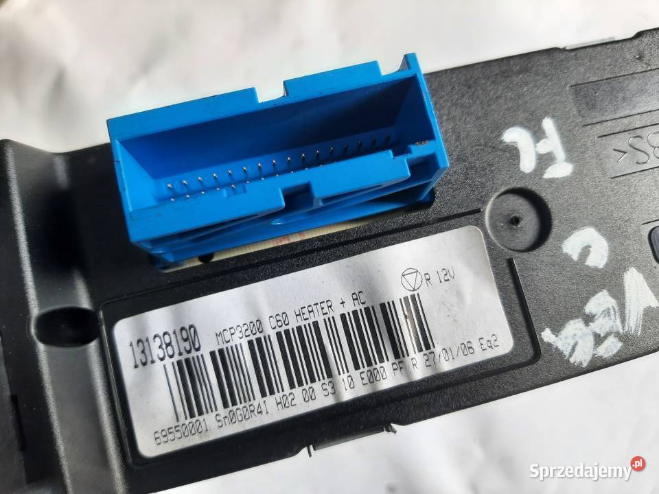 Opel Vectra C Signum panel nawiewu klimatyzacji osobowe