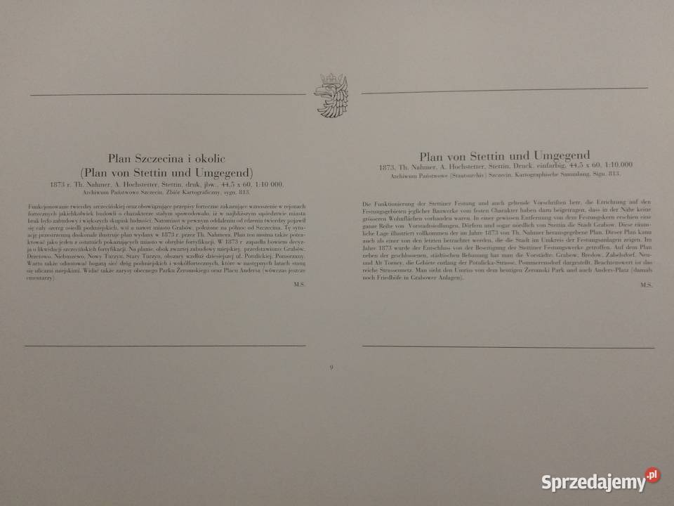 1271 Plany I Mapy Szczecina XVII Do XX Wieku 9 Szczecin