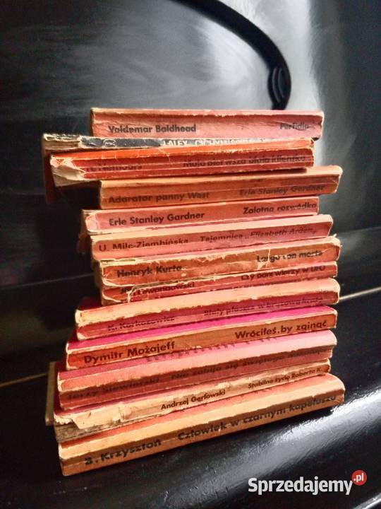 Zestaw 13 książek z PRL Kryminał i Sensacja śląskie Ruda Śląska