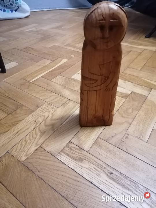 Figurka drewniana używana beżowy Gdańsk